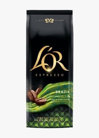 Kafijas pupiņas L'OR Brazil 1kg (Pērkot 2kg un vairāk)